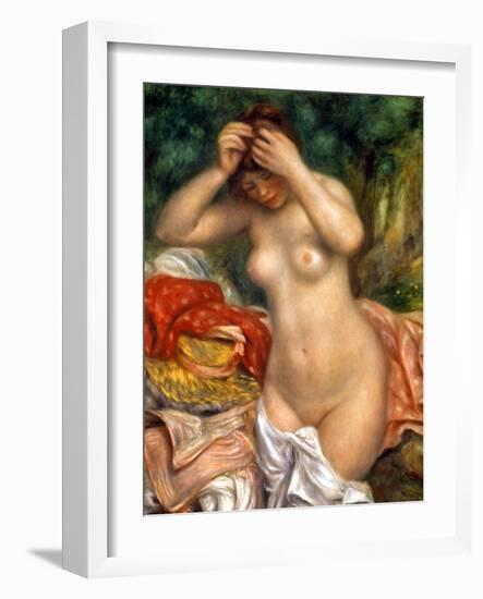 Renoir: Bather-Pierre-Auguste Renoir-Framed Giclee Print