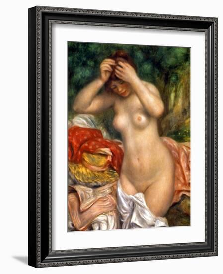 Renoir: Bather-Pierre-Auguste Renoir-Framed Giclee Print