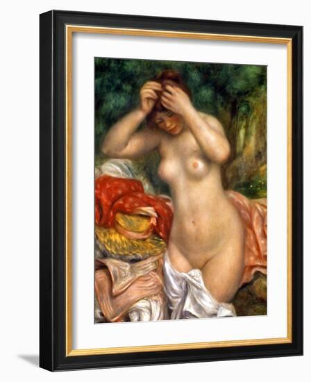 Renoir: Bather-Pierre-Auguste Renoir-Framed Giclee Print