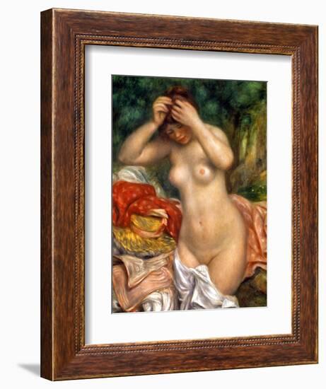 Renoir: Bather-Pierre-Auguste Renoir-Framed Giclee Print