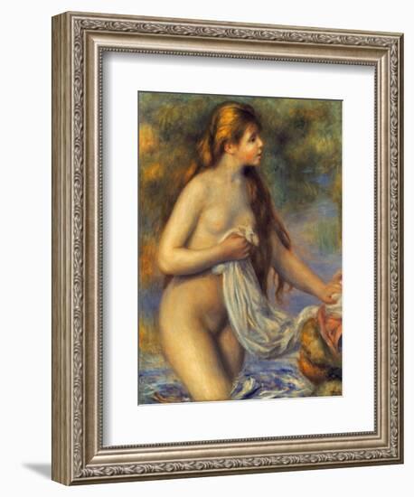 Renoir: Bather-Pierre-Auguste Renoir-Framed Giclee Print