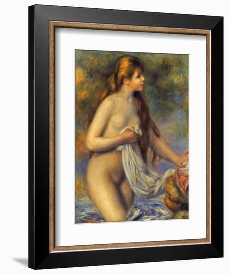 Renoir: Bather-Pierre-Auguste Renoir-Framed Giclee Print