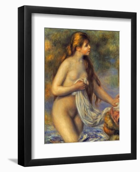 Renoir: Bather-Pierre-Auguste Renoir-Framed Giclee Print