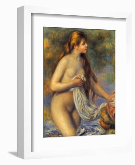 Renoir: Bather-Pierre-Auguste Renoir-Framed Giclee Print