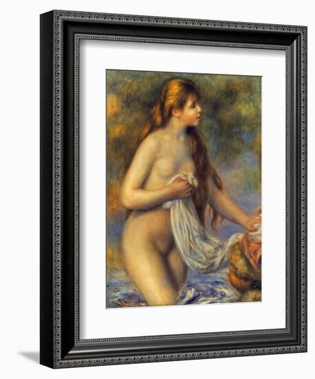 Renoir: Bather-Pierre-Auguste Renoir-Framed Giclee Print