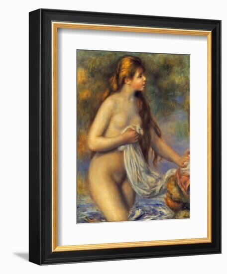 Renoir: Bather-Pierre-Auguste Renoir-Framed Giclee Print