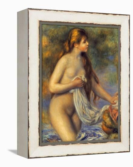 Renoir: Bather-Pierre-Auguste Renoir-Framed Premier Image Canvas