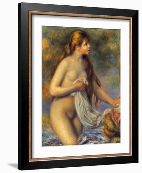 Renoir: Bather-Pierre-Auguste Renoir-Framed Giclee Print