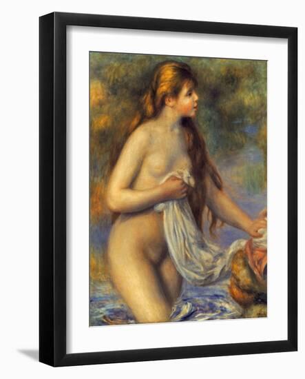 Renoir: Bather-Pierre-Auguste Renoir-Framed Giclee Print