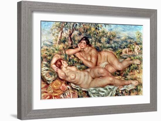 Renoir: Bathers, C1918-19-Pierre-Auguste Renoir-Framed Giclee Print