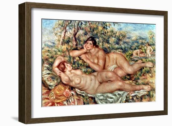 Renoir: Bathers, C1918-19-Pierre-Auguste Renoir-Framed Giclee Print