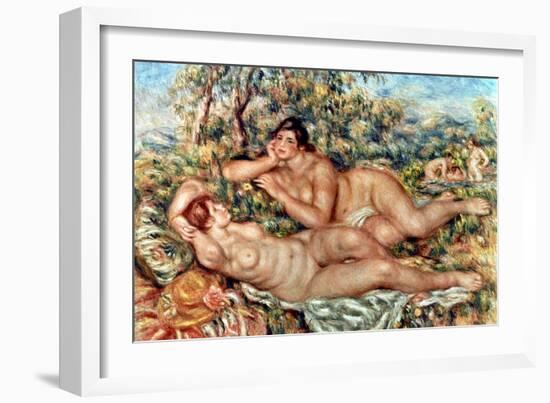 Renoir: Bathers, C1918-19-Pierre-Auguste Renoir-Framed Giclee Print