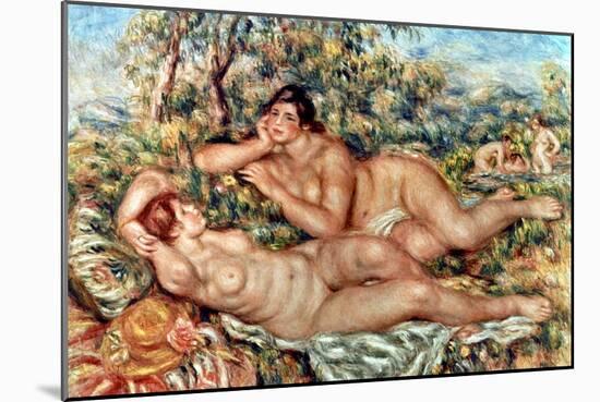 Renoir: Bathers, C1918-19-Pierre-Auguste Renoir-Mounted Giclee Print