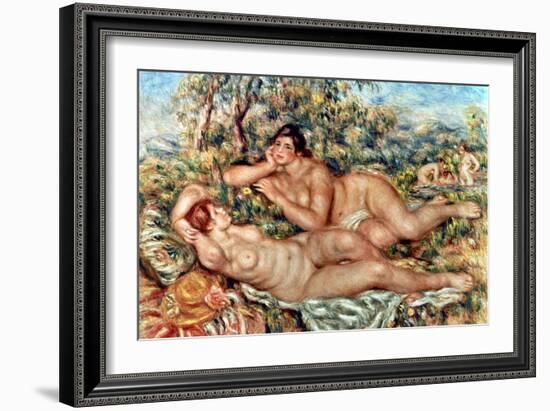 Renoir: Bathers, C1918-19-Pierre-Auguste Renoir-Framed Giclee Print