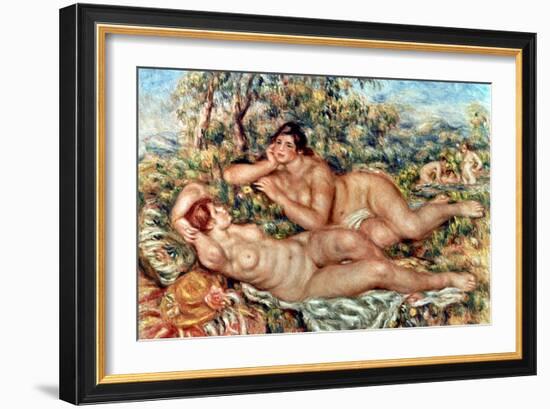 Renoir: Bathers, C1918-19-Pierre-Auguste Renoir-Framed Giclee Print