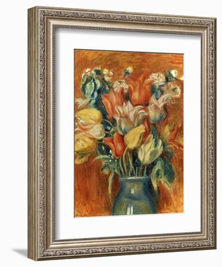 Renoir: Bouquet Of Tulips-Pierre-Auguste Renoir-Framed Giclee Print