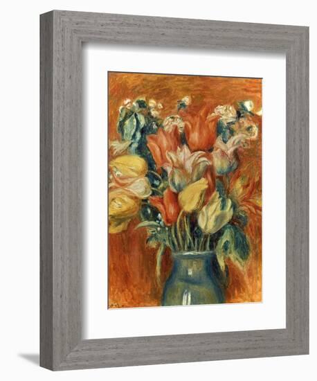 Renoir: Bouquet Of Tulips-Pierre-Auguste Renoir-Framed Giclee Print