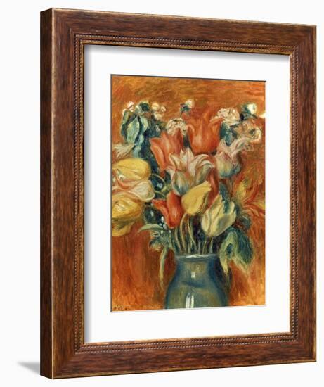 Renoir: Bouquet Of Tulips-Pierre-Auguste Renoir-Framed Giclee Print