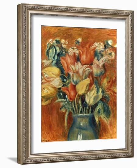 Renoir: Bouquet Of Tulips-Pierre-Auguste Renoir-Framed Giclee Print