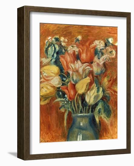 Renoir: Bouquet Of Tulips-Pierre-Auguste Renoir-Framed Giclee Print