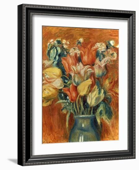 Renoir: Bouquet Of Tulips-Pierre-Auguste Renoir-Framed Giclee Print