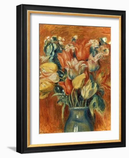 Renoir: Bouquet Of Tulips-Pierre-Auguste Renoir-Framed Giclee Print