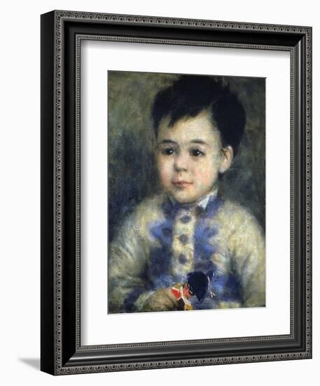 Renoir: Boy & Toy Soldier-Pierre-Auguste Renoir-Framed Giclee Print