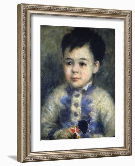 Renoir: Boy & Toy Soldier-Pierre-Auguste Renoir-Framed Giclee Print