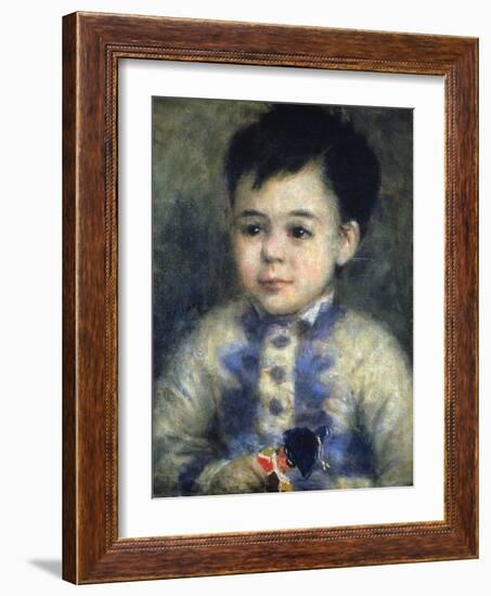 Renoir: Boy & Toy Soldier-Pierre-Auguste Renoir-Framed Giclee Print