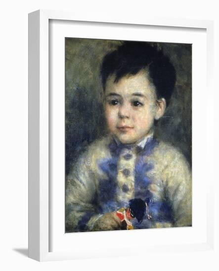 Renoir: Boy & Toy Soldier-Pierre-Auguste Renoir-Framed Giclee Print