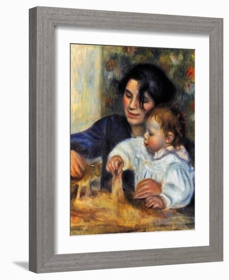 Renoir: Gabrielle And Jean-Pierre-Auguste Renoir-Framed Giclee Print