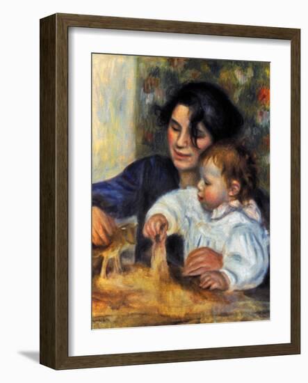 Renoir: Gabrielle And Jean-Pierre-Auguste Renoir-Framed Giclee Print