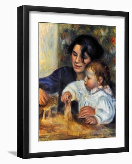 Renoir: Gabrielle And Jean-Pierre-Auguste Renoir-Framed Giclee Print