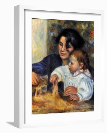 Renoir: Gabrielle And Jean-Pierre-Auguste Renoir-Framed Giclee Print