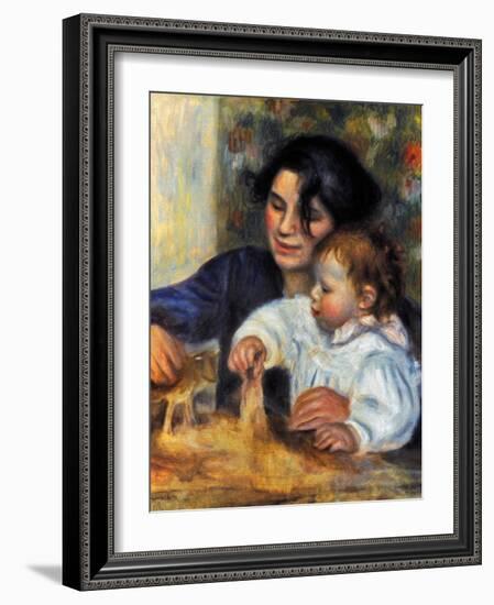 Renoir: Gabrielle And Jean-Pierre-Auguste Renoir-Framed Giclee Print