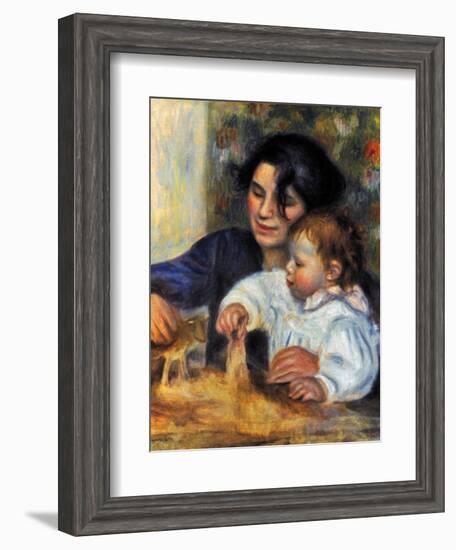 Renoir: Gabrielle And Jean-Pierre-Auguste Renoir-Framed Giclee Print