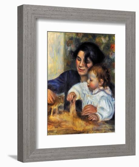 Renoir: Gabrielle And Jean-Pierre-Auguste Renoir-Framed Giclee Print