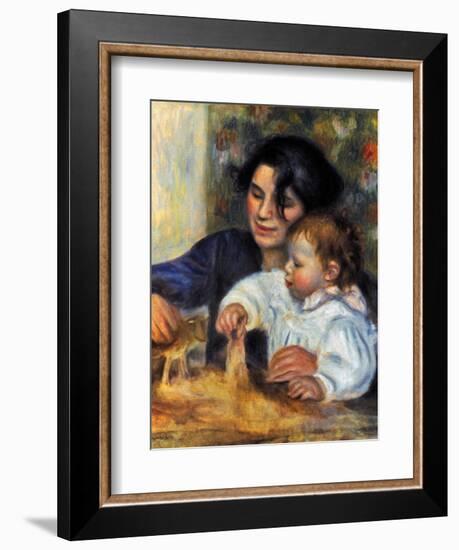 Renoir: Gabrielle And Jean-Pierre-Auguste Renoir-Framed Giclee Print