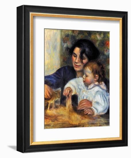 Renoir: Gabrielle And Jean-Pierre-Auguste Renoir-Framed Giclee Print