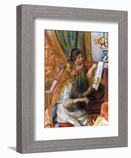 Renoir: Girls/Piano, 1892-Pierre-Auguste Renoir-Framed Giclee Print