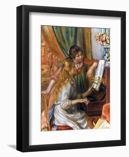 Renoir: Girls/Piano, 1892-Pierre-Auguste Renoir-Framed Giclee Print