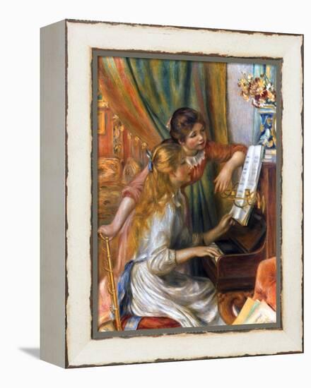 Renoir: Girls/Piano, 1892-Pierre-Auguste Renoir-Framed Premier Image Canvas