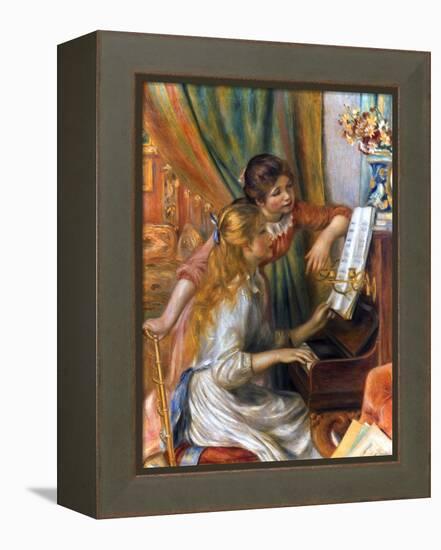 Renoir: Girls/Piano, 1892-Pierre-Auguste Renoir-Framed Premier Image Canvas