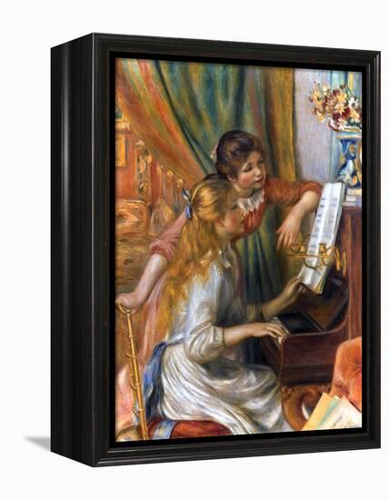 Renoir: Girls/Piano, 1892-Pierre-Auguste Renoir-Framed Premier Image Canvas