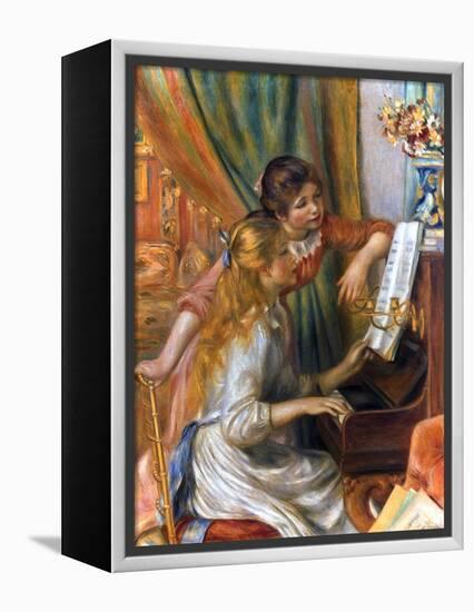 Renoir: Girls/Piano, 1892-Pierre-Auguste Renoir-Framed Premier Image Canvas