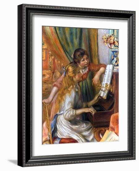 Renoir: Girls/Piano, 1892-Pierre-Auguste Renoir-Framed Giclee Print