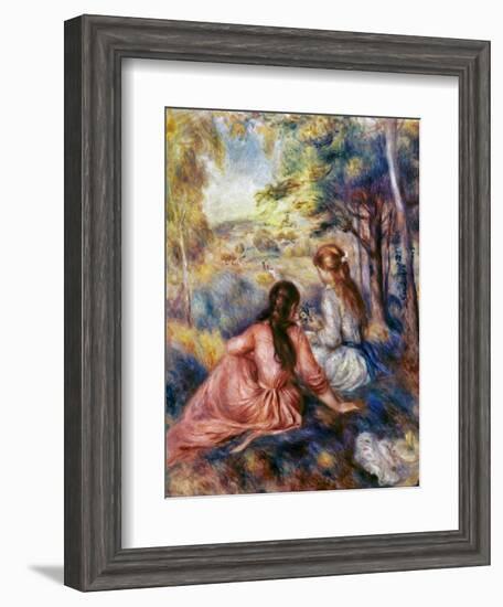 Renoir: Meadow, C1890-Pierre-Auguste Renoir-Framed Giclee Print