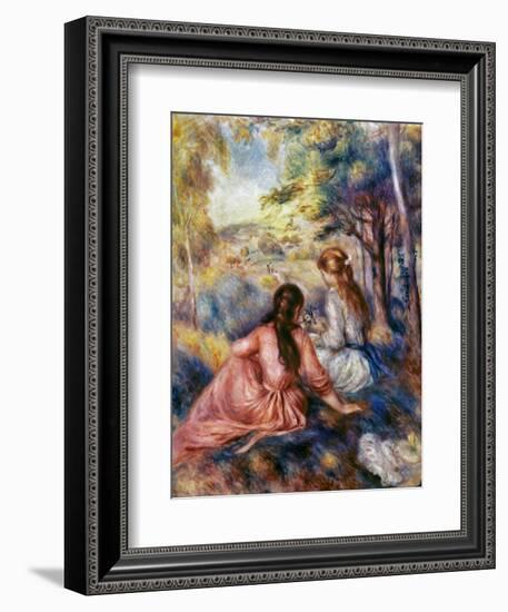 Renoir: Meadow, C1890-Pierre-Auguste Renoir-Framed Giclee Print