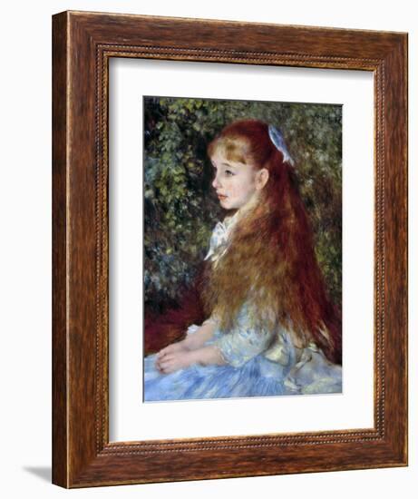 Renoir: Mlle D'Anvers, 1880-Pierre-Auguste Renoir-Framed Giclee Print