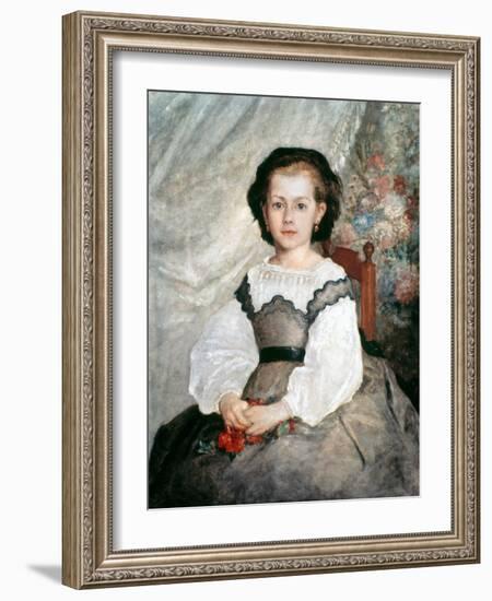 Renoir: Mlle Lacaux, 1864-Pierre-Auguste Renoir-Framed Giclee Print